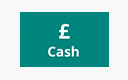 Payment by cash accepted.