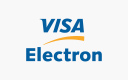 Payment by visa electron accepted.